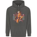 Chinese Zodiac Shengxiao Year of the Monkey Childrens Kids Hoodie Storm Grey