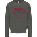 Chinese Zodiac Shengxiao Year of the Monkey Kids Sweatshirt Jumper Storm Grey