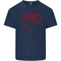 Chinese Zodiac Shengxiao Year of the Monkey Kids T-Shirt Childrens Navy Blue