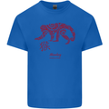 Chinese Zodiac Shengxiao Year of the Monkey Kids T-Shirt Childrens Royal Blue
