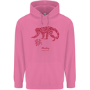 Chinese Zodiac Shengxiao Year of the Monkey Mens 80% Cotton Hoodie Azelea