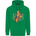 Chinese Zodiac Shengxiao Year of the Monkey Mens 80% Cotton Hoodie Irish Green