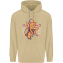 Chinese Zodiac Shengxiao Year of the Monkey Mens 80% Cotton Hoodie Sand