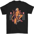 Chinese Zodiac Shengxiao Year of the Monkey Mens T-Shirt Cotton Gildan Black