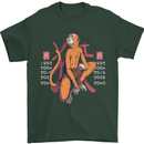 Chinese Zodiac Shengxiao Year of the Monkey Mens T-Shirt Cotton Gildan Forest Green