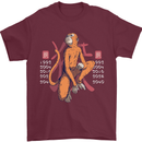 Chinese Zodiac Shengxiao Year of the Monkey Mens T-Shirt Cotton Gildan Maroon
