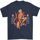 Chinese Zodiac Shengxiao Year of the Monkey Mens T-Shirt Cotton Gildan Navy Blue