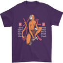 Chinese Zodiac Shengxiao Year of the Monkey Mens T-Shirt Cotton Gildan Purple