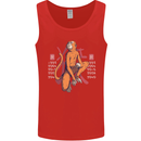 Chinese Zodiac Shengxiao Year of the Monkey Mens Vest Tank Top Red