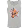 Chinese Zodiac Shengxiao Year of the Monkey Mens Vest Tank Top Sports Grey