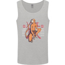 Chinese Zodiac Shengxiao Year of the Monkey Mens Vest Tank Top Sports Grey