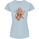 Chinese Zodiac Shengxiao Year of the Monkey Womens Petite Cut T-Shirt Light Blue