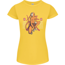 Chinese Zodiac Shengxiao Year of the Monkey Womens Petite Cut T-Shirt Yellow