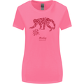 Chinese Zodiac Shengxiao Year of the Monkey Womens Wider Cut T-Shirt Azalea