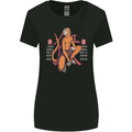 Chinese Zodiac Shengxiao Year of the Monkey Womens Wider Cut T-Shirt Black