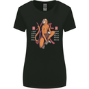 Chinese Zodiac Shengxiao Year of the Monkey Womens Wider Cut T-Shirt Black