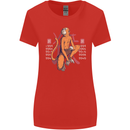 Chinese Zodiac Shengxiao Year of the Monkey Womens Wider Cut T-Shirt Red