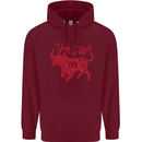 Chinese Zodiac Shengxiao Year of the Ox Childrens Kids Hoodie Maroon
