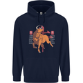 Chinese Zodiac Shengxiao Year of the Ox Childrens Kids Hoodie Navy Blue