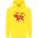 Chinese Zodiac Shengxiao Year of the Ox Childrens Kids Hoodie Yellow