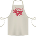 Chinese Zodiac Shengxiao Year of the Ox Cotton Apron 100% Organic Natural