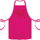 Chinese Zodiac Shengxiao Year of the Ox Cotton Apron 100% Organic Pink