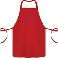 Chinese Zodiac Shengxiao Year of the Ox Cotton Apron 100% Organic Red