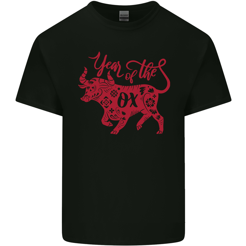 Chinese Zodiac Shengxiao Year of the Ox Kids T-Shirt Childrens Black