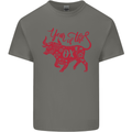 Chinese Zodiac Shengxiao Year of the Ox Kids T-Shirt Childrens Charcoal