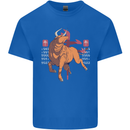 Chinese Zodiac Shengxiao Year of the Ox Kids T-Shirt Childrens Royal Blue