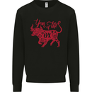 Chinese Zodiac Shengxiao Year of the Ox Mens Sweatshirt Jumper Black