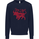 Chinese Zodiac Shengxiao Year of the Ox Mens Sweatshirt Jumper Navy Blue
