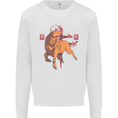 Chinese Zodiac Shengxiao Year of the Ox Mens Sweatshirt Jumper White