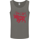 Chinese Zodiac Shengxiao Year of the Ox Mens Vest Tank Top Charcoal