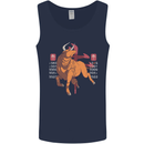 Chinese Zodiac Shengxiao Year of the Ox Mens Vest Tank Top Navy Blue