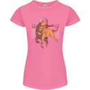 Chinese Zodiac Shengxiao Year of the Ox Womens Petite Cut T-Shirt Azalea