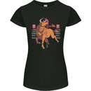 Chinese Zodiac Shengxiao Year of the Ox Womens Petite Cut T-Shirt Black