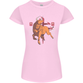 Chinese Zodiac Shengxiao Year of the Ox Womens Petite Cut T-Shirt Light Pink