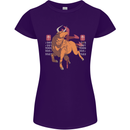 Chinese Zodiac Shengxiao Year of the Ox Womens Petite Cut T-Shirt Purple