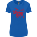 Chinese Zodiac Shengxiao Year of the Ox Womens Wider Cut T-Shirt Royal Blue