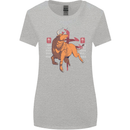 Chinese Zodiac Shengxiao Year of the Ox Womens Wider Cut T-Shirt Sports Grey