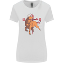 Chinese Zodiac Shengxiao Year of the Ox Womens Wider Cut T-Shirt White