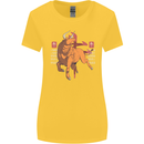 Chinese Zodiac Shengxiao Year of the Ox Womens Wider Cut T-Shirt Yellow