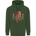 Chinese Zodiac Shengxiao Year of the Pig Childrens Kids Hoodie Forest Green