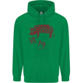 Chinese Zodiac Shengxiao Year of the Pig Childrens Kids Hoodie Irish Green
