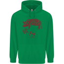 Chinese Zodiac Shengxiao Year of the Pig Childrens Kids Hoodie Irish Green