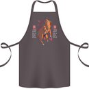 Chinese Zodiac Shengxiao Year of the Pig Cotton Apron 100% Organic Dark Grey