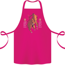 Chinese Zodiac Shengxiao Year of the Pig Cotton Apron 100% Organic Pink