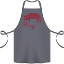 Chinese Zodiac Shengxiao Year of the Pig Cotton Apron 100% Organic Steel