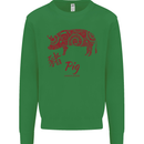 Chinese Zodiac Shengxiao Year of the Pig Kids Sweatshirt Jumper Irish Green